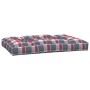 Palettenkissen, 2 Stück, rotes Karomuster-Stoff von , Kissen für Stühle und Sofas - Ref: Foro24-360746, Preis: 63,74 €, Rabat...