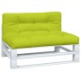 Cojines para sofá de palets 2 unidades tela verde claro by , Cushions for chairs and sofas - Ref: Foro24-360744, Price: 94,00...