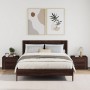 Mesitas de noche de pared 2 uds color marrón roble 45x30x35 cm by , Nightstands - Ref: Foro24-848338, Price: 75,85 €, Discoun...