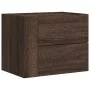 Mesitas de noche de pared 2 uds color marrón roble 45x30x35 cm by , Nightstands - Ref: Foro24-848338, Price: 74,86 €, Discoun...