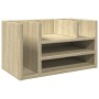 Organizador escritorio madera color roble Sonoma 44,5x24x25 cm by , Classification and organization - Ref: Foro24-848040, Pri...
