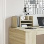 Organizador escritorio madera color roble Sonoma 44,5x24x25 cm by , Classification and organization - Ref: Foro24-848040, Pri...
