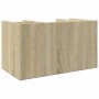 Organizador escritorio madera color roble Sonoma 44,5x24x25 cm by , Classification and organization - Ref: Foro24-848040, Pri...