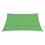 Toldo de vela HDPE verde claro 160 g/m² 4/5x3 m