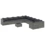Set de sofás de jardín 11 pzas y cojines ratán sintético gris by , Garden sets - Ref: Foro24-3308354, Price: 713,67 €, Discou...