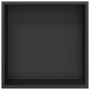 Hornacina ducha acero inoxidable negro mate 32x32x9 cm de , Paredes y mamparas de ducha - Ref: Foro24-4005126, Precio: 56,68 ...