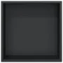Hornacina ducha acero inoxidable negro mate 32x32x9 cm by , Shower walls and screens - Ref: Foro24-4005126, Price: 64,96 €, D...