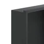 Hornacina ducha acero inoxidable negro mate 32x32x9 cm by , Shower walls and screens - Ref: Foro24-4005126, Price: 64,96 €, D...
