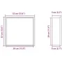 Hornacina ducha acero inoxidable negro mate 32x32x9 cm by , Shower walls and screens - Ref: Foro24-4005126, Price: 64,96 €, D...