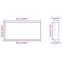 Hornacina ducha acero inoxidable negro mate 62x32x9 cm by , Shower walls and screens - Ref: Foro24-4005130, Price: 95,15 €, D...