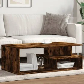 Mesa de centro madera de ingeniería roble ahumado 102x55x35 cm by , Coffee table - Ref: Foro24-848014, Price: 72,50 €, Discou...