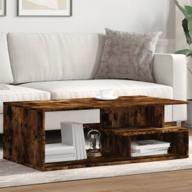 Mesa de centro madera de ingeniería roble ahumado 102x55x35 cm by , Coffee table - Ref: Foro24-848014, Price: 73,69 €, Discou...