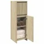 Badezimmerschrank aus Sperrholz in Eichenholzfarbe, 30x30x95 cm. von , Badezimmermöbel - Ref: Foro24-849607, Preis: 49,84 €, ...