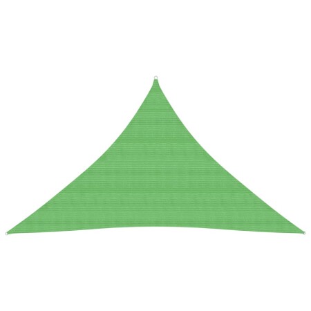 Hellgrüne HDPE Segelmarkise 160 g/m² 3,5x3,5x4,9 m von vidaXL, Sonnenschirme - Ref: Foro24-311312, Preis: 22,53 €, Rabatt: %