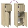 Badezimmerschrank aus Sperrholz in Eichenholzfarbe, 30x30x95 cm. von , Badezimmermöbel - Ref: Foro24-849607, Preis: 49,84 €, ...
