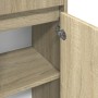 Badezimmerschrank aus Sperrholz in Eichenholzfarbe, 30x30x95 cm. von , Badezimmermöbel - Ref: Foro24-849607, Preis: 48,16 €, ...