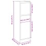 Badezimmerschrank aus Sperrholz in Eichenholzfarbe, 30x30x95 cm. von , Badezimmermöbel - Ref: Foro24-849607, Preis: 48,16 €, ...