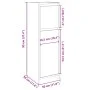 Badezimmerschrank aus Sperrholz in Eichenholzfarbe, 30x30x95 cm. von , Badezimmermöbel - Ref: Foro24-849607, Preis: 49,84 €, ...