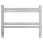 Estante de pared acero inoxidable plateado 75x23,5x60 cm de , Estantes y estanterías - Ref: Foro24-30314, Precio: 51,12 €, De...