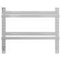 Wandregal aus silbernem Edelstahl 75x23,5x60 cm von , Regale und Regale - Ref: Foro24-30314, Preis: 49,19 €, Rabatt: %
