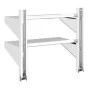 Edelstahl-Wandregal silber 50x30x48 cm von , Regale und Regale - Ref: Foro24-30316, Preis: 52,05 €, Rabatt: %