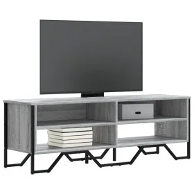 TV-Möbel aus Sonoma-Eiche in Grau aus Ingenieurholz, 122x34x41 cm. von , TV-Möbel - Ref: Foro24-848572, Preis: 59,74 €, Rabat...