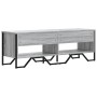 TV-Möbel aus Sonoma-Eiche in Grau aus Ingenieurholz, 122x34x41 cm. von , TV-Möbel - Ref: Foro24-848572, Preis: 60,48 €, Rabat...