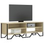 TV-Möbel aus Sonoma-Eichenfurnierholz, 122x34x41 cm. von , TV-Möbel - Ref: Foro24-848570, Preis: 58,31 €, Rabatt: %