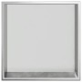 Dusch-Nische aus gebürstetem silbernen Edelstahl 32x32x9 cm. von , Duschwände und Duschwände - Ref: Foro24-4005124, Preis: 61...