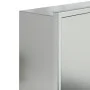 Dusch-Nische aus gebürstetem silbernen Edelstahl 32x32x9 cm. von , Duschwände und Duschwände - Ref: Foro24-4005124, Preis: 61...