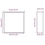 Hornacina ducha acero inoxidable plateado cepillado 32x32x9 cm by , Shower walls and screens - Ref: Foro24-4005124, Price: 61...
