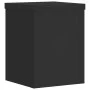 Soportes de plantas 2 uds madera ingeniería negro 15x15x20 cm by , Pot stands - Ref: Foro24-852889, Price: 24,87 €, Discount: %