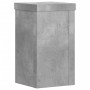 Soportes de plantas 2 uds madera gris hormigón 10x10x18 cm de , Soportes para macetas - Ref: Foro24-852882, Precio: 16,75 €