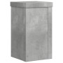 Soportes de plantas 2 uds madera gris hormigón 10x10x18 cm de , Soportes para macetas - Ref: Foro24-852882, Precio: 16,75 €
