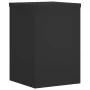 Soportes de plantas 2 uds madera ingeniería negro 25x25x35 cm de , Soportes para macetas - Ref: Foro24-852907, Precio: 39,88 ...