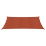 Toldo de vela HDPE terracota 160 g/m² 2x4 m de vidaXL, Sombrillas - Ref: Foro24-311339, Precio: 29,58 €, Descuento: %