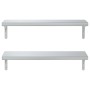 Estantes de pared 2 uds acero inoxidable plateado 75x23,5 cm by , Shelves and shelves - Ref: Foro24-3214507, Price: 84,46 €, ...