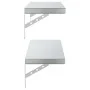 Wandregale 2 Stück Edelstahl silber 75x23,5 cm von , Regale und Regale - Ref: Foro24-3214507, Preis: 84,83 €, Rabatt: %