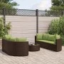 7-teiliges Gartensitzgruppen-Set mit braunen PE-Rattan-Kissen. von , Gartensets - Ref: Foro24-3308438, Preis: 593,96 €, Rabat...