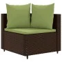 7-teiliges Gartensitzgruppen-Set mit braunen PE-Rattan-Kissen. von , Gartensets - Ref: Foro24-3308438, Preis: 593,96 €, Rabat...