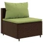7-teiliges Gartensitzgruppen-Set mit braunen PE-Rattan-Kissen. von , Gartensets - Ref: Foro24-3308438, Preis: 593,96 €, Rabat...
