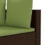 7-teiliges Gartensitzgruppen-Set mit braunen PE-Rattan-Kissen. von , Gartensets - Ref: Foro24-3308438, Preis: 593,96 €, Rabat...