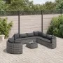 Set de sofás de jardín y cojines 10 pzas ratán sintético gris by , Garden sets - Ref: Foro24-3308410, Price: 667,21 €, Discou...