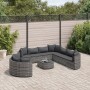 Set de sofás de jardín y cojines 10 pzas ratán sintético gris by , Garden sets - Ref: Foro24-3308410, Price: 697,58 €, Discou...