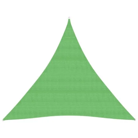 HDPE sail awning light green 160 g/m² 5x5x5 m by vidaXL, Umbrellas - Ref: Foro24-311317, Price: 32,10 €, Discount: %