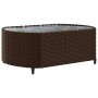 Juego de sofás de jardín 7 piezas con cojines ratán PE marrón by , Garden sets - Ref: Foro24-3308377, Price: 440,29 €, Discou...