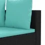 Set de sofás de jardín con cojines 3 pzas ratán sintético negro by , Garden sets - Ref: Foro24-3308452, Price: 226,00 €, Disc...