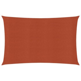 Toldo de vela HDPE terracota 160 g/m² 2x4,5 m de vidaXL, Sombrillas - Ref: Foro24-311340, Precio: 28,00 €, Descuento: %