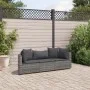 Set de sofá de jardín 3 pzas y cojines ratán sintético gris by , Garden sets - Ref: Foro24-3308450, Price: 212,73 €, Discount: %