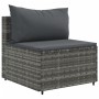 Set de sofá de jardín 3 pzas y cojines ratán sintético gris de , Conjuntos de jardín - Ref: Foro24-3308450, Precio: 216,15 €,...